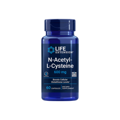 Life Extension, N-acetil-L-cisteína (NAC) 600mg - 60 Cápsulas