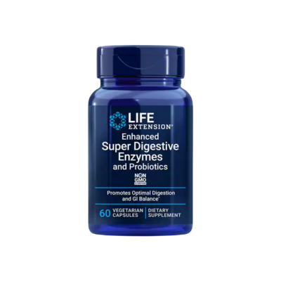 Life Extension, Enzimas e Probióticos Super Digestivos Aprimorados - 60 Cápsulas