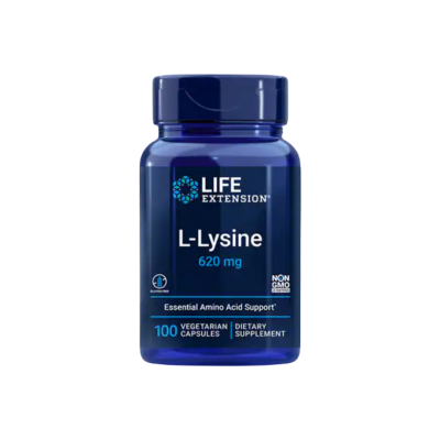 Life Extension, L-Lisina, 620 mg - 100 Cápsulas
