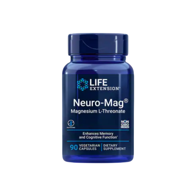 Life Extension, Neuro-Mag Magnésio L- Treo nato - 90 Cápsulas