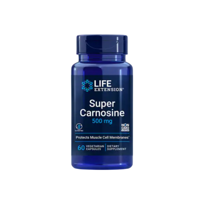 Life Extension – Supercarnosina, 500 mg - 60 Cápsulas